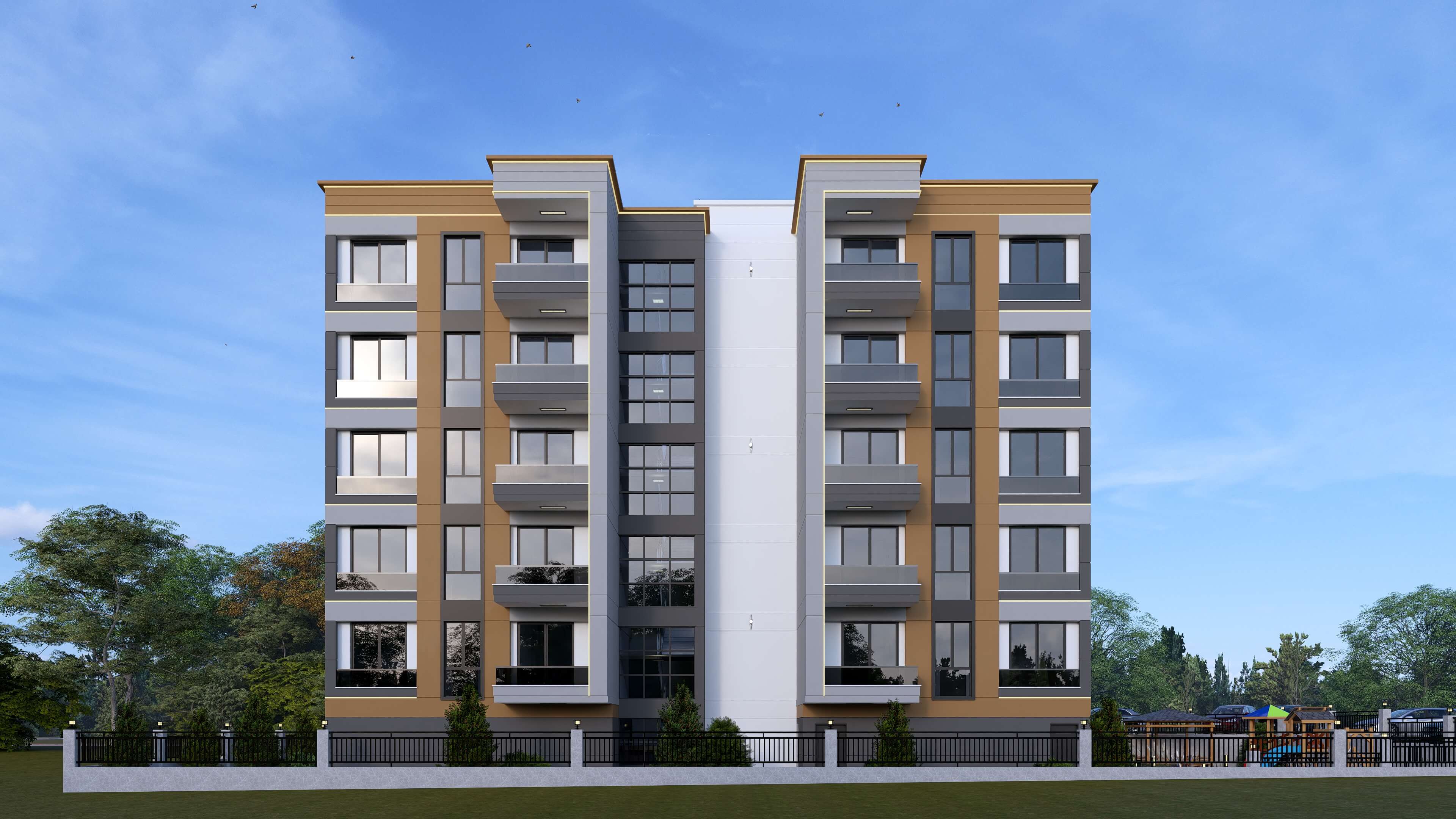 Kuşbakışı Bina & Çevre Görünümü